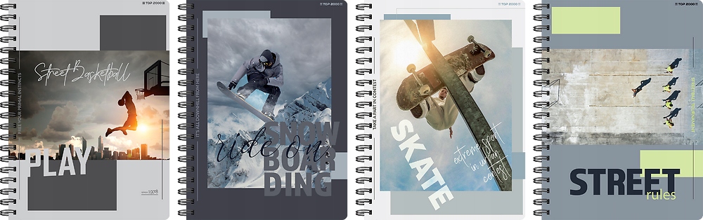 KOŁOZESZYT A5/80K KRATKA 2SPI TOP POSTER400182023