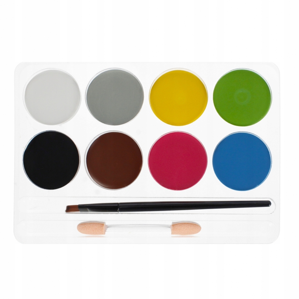 FARBY DO TWARZY 8KOL + AKCESORIA ANIMAL