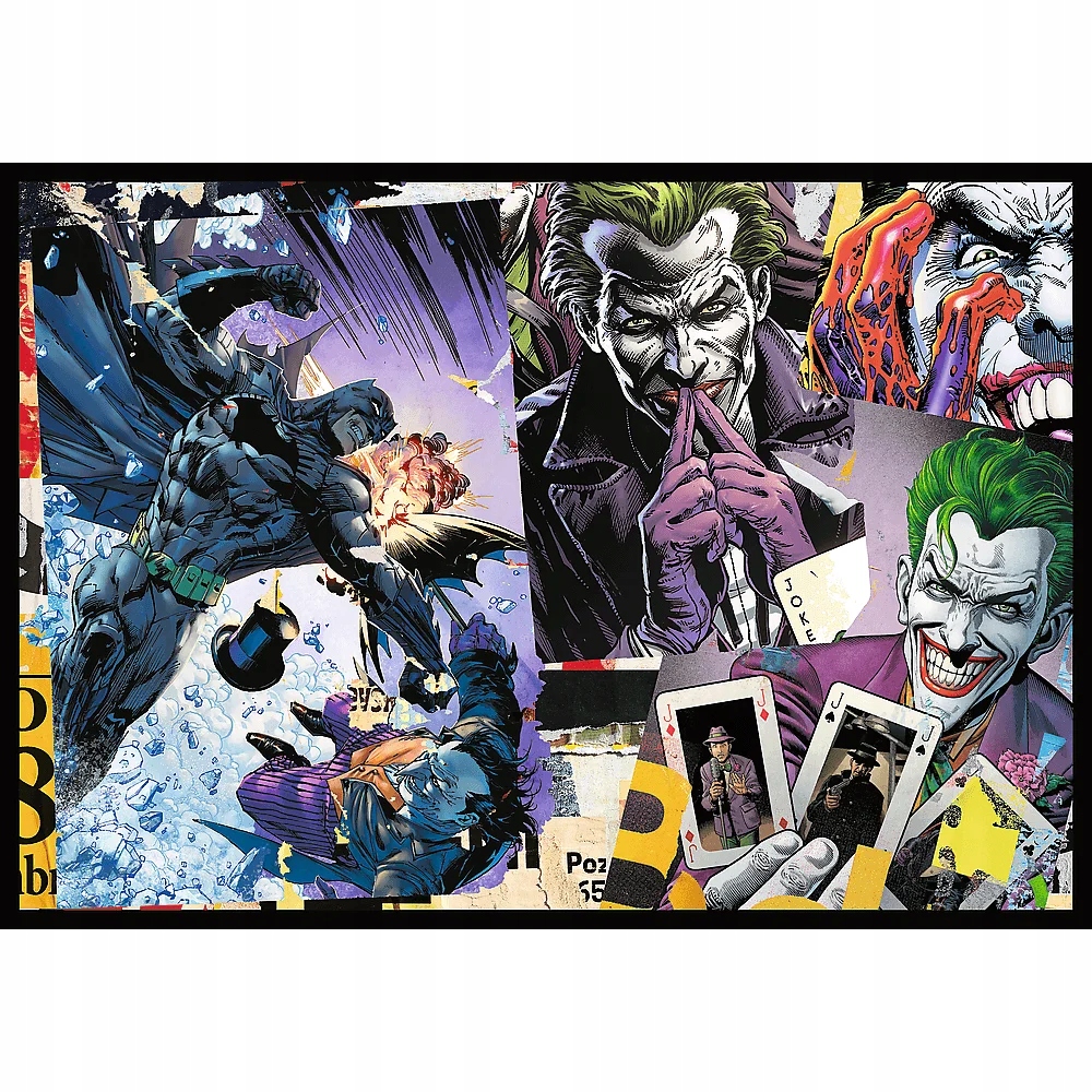 PUZZLE 4X250 BATMAN W AKCJI 13310