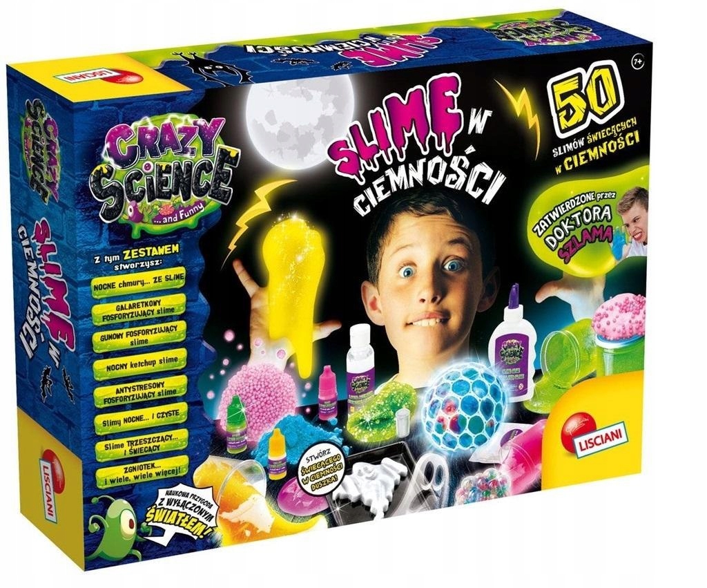 CRAZY SCIENCE SLIME W CIEMNOŚCI 4158