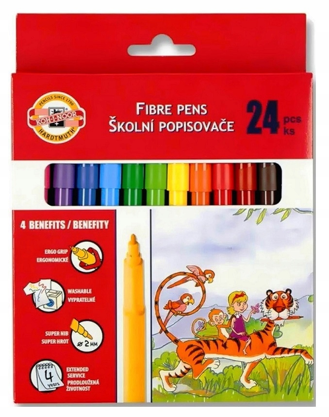 FLAMASTRY SZKOLNE 771002/BD 24 KOL. 2034