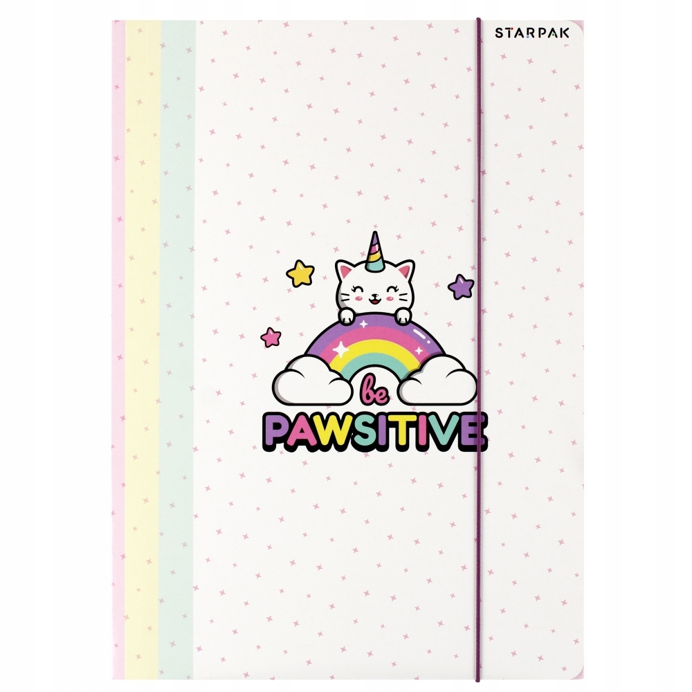 Teczka Z Gumką Papierowa A4 Catcorn Stk A'10 8110