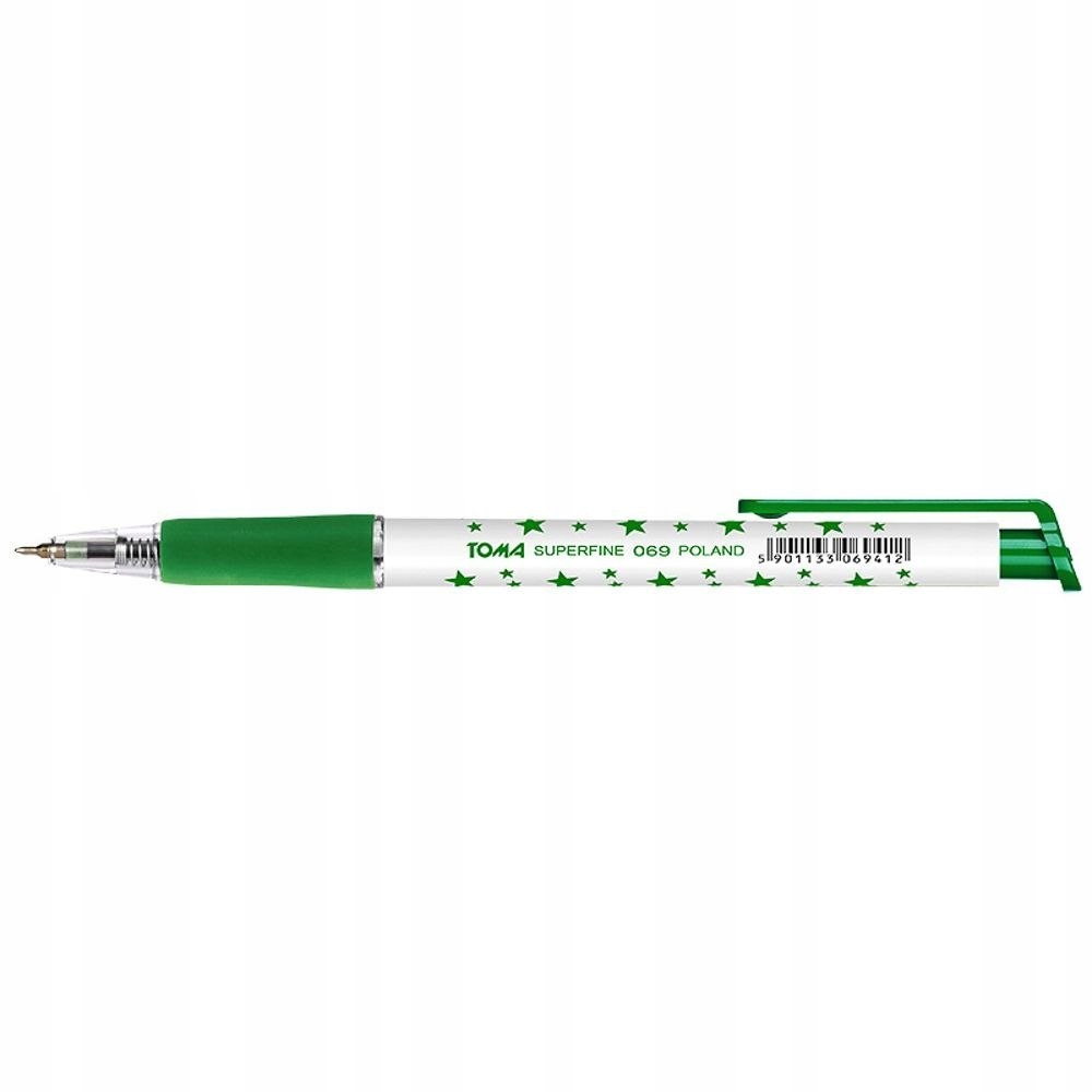 Długopis Automatyczny Zielony S-Fine Toma