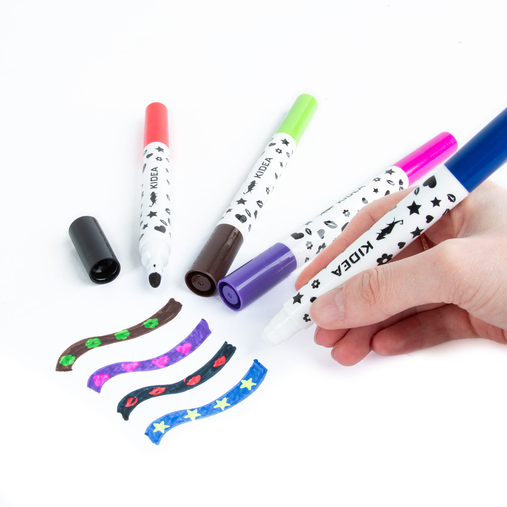 MAGICZNE FLAMASTRY ZE STEMPELKAMI KIDEA 6790