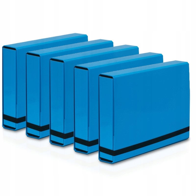 Teczka Box Caribic J.niebieska A"7 341/19 5Cm 1199