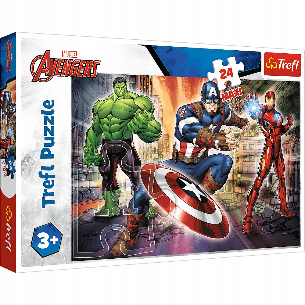 PUZZLE 24 MAXI W ŚWIECIE AVENGERSÓW 14321