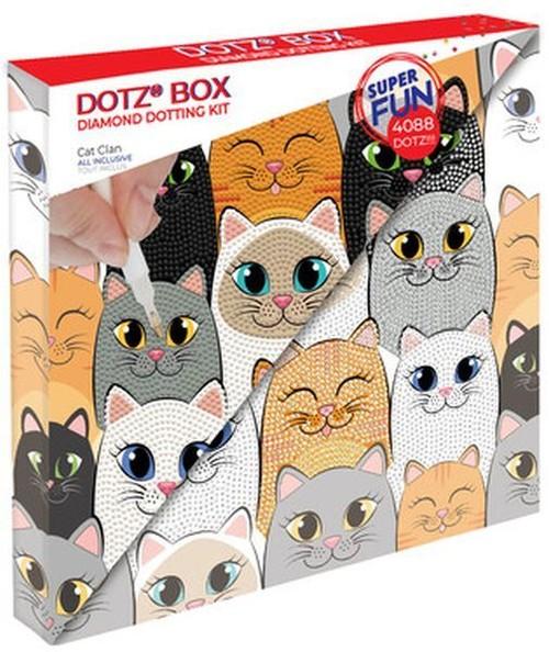 DIAMOND DOTZ CAT CLAN DOTZ BOX