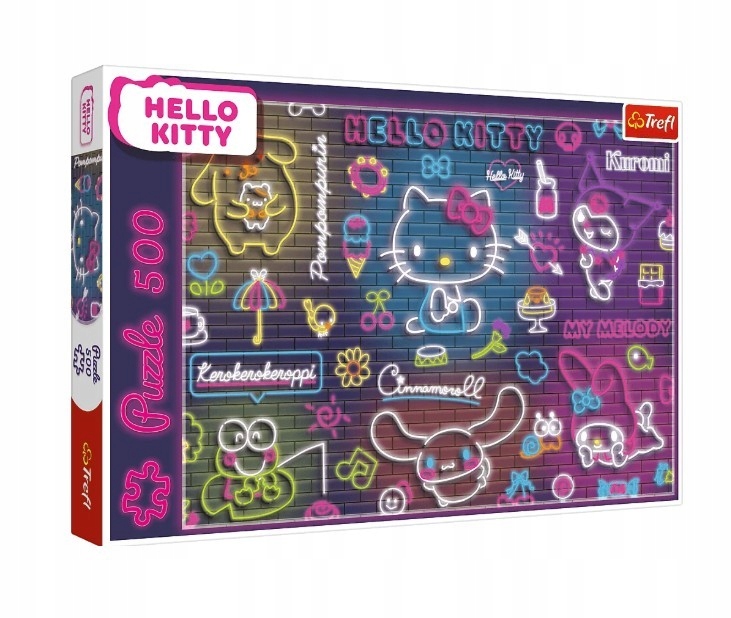 Puzzle 500 Neon Hello Kitty 37523