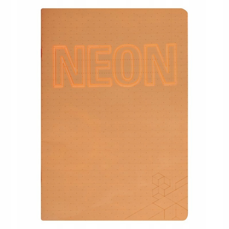 KIN ZESZYT NEON PP A4 42 KARTKI 80 G. KRATKA A'10