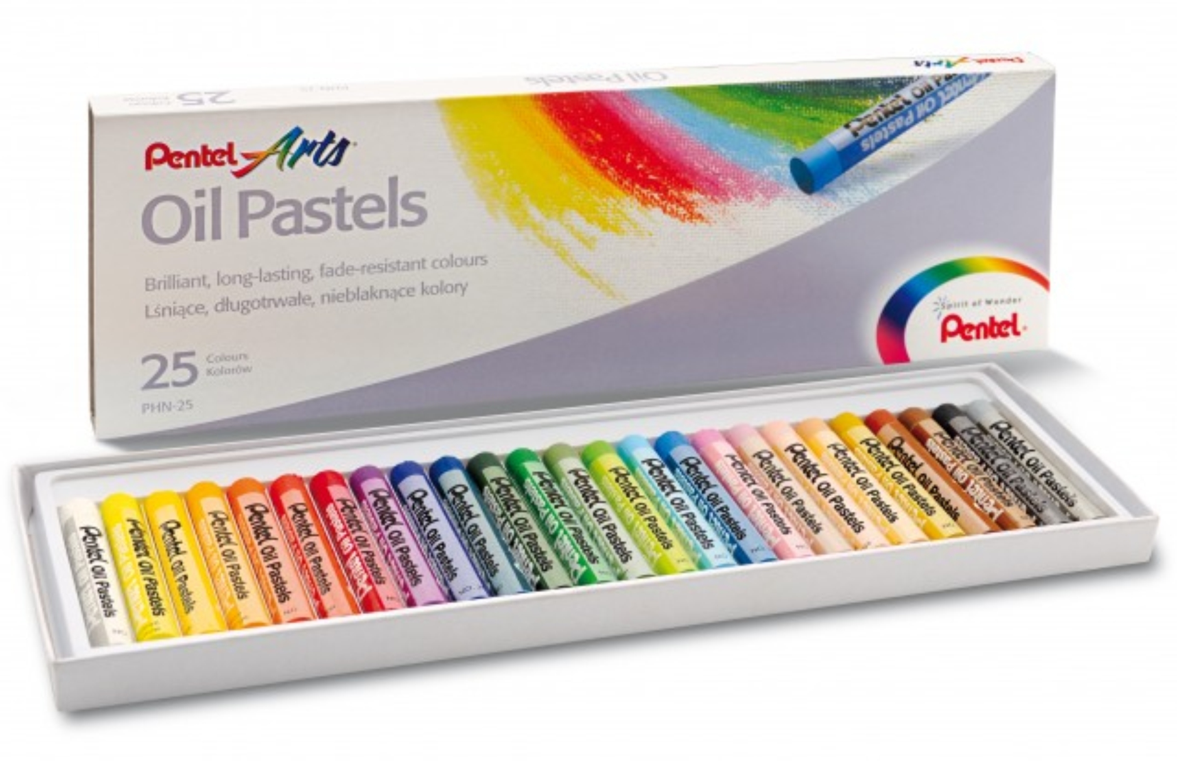 PASTELE OLEJNE 25KOL. PENTEL PHN-25 A'12 3597