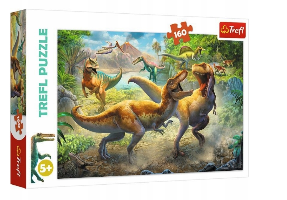 Puzzle 160 Walczące Tyranozaury 15360