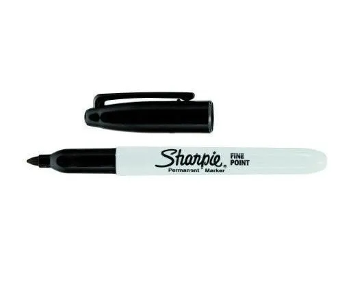 MARKER SHARPIE 08 FINE CZARNY (12) 8305