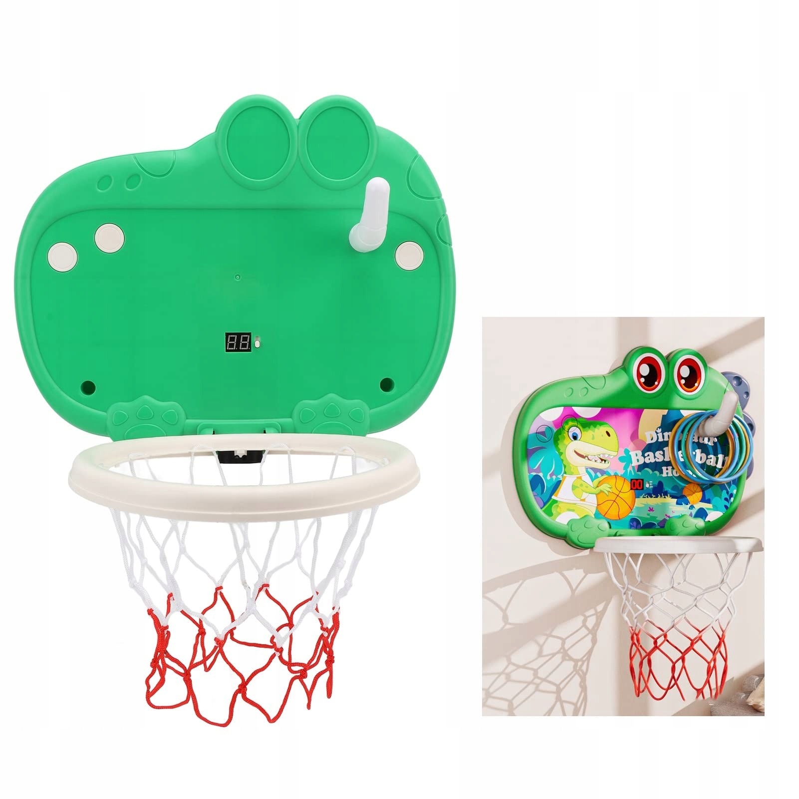 GRA KOSZYKÓWKA DINOZAUR Z LICZNIKIEM 0722