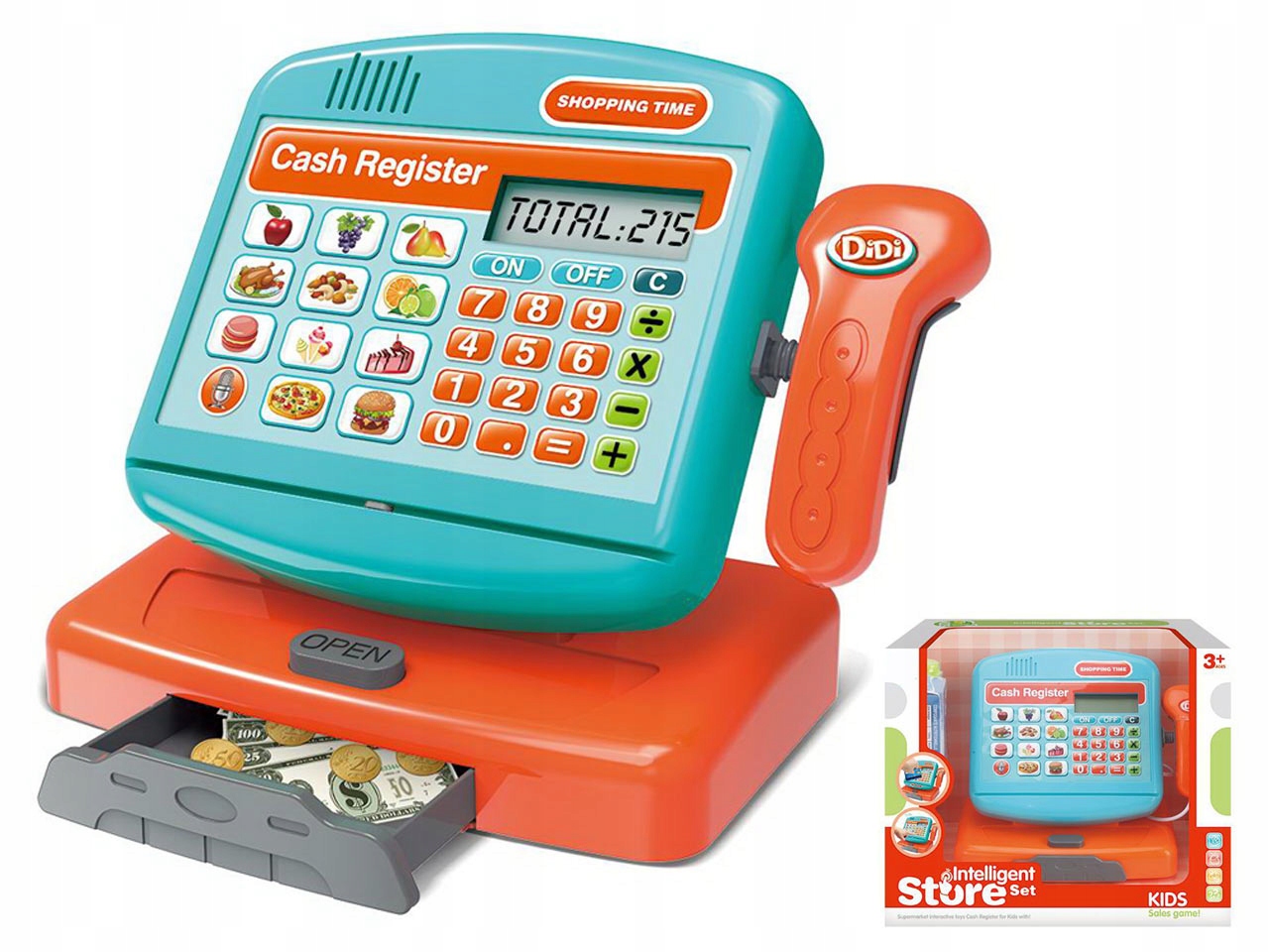 KASA PANEL Z KALKULATOREM 27X16X22CM 7954