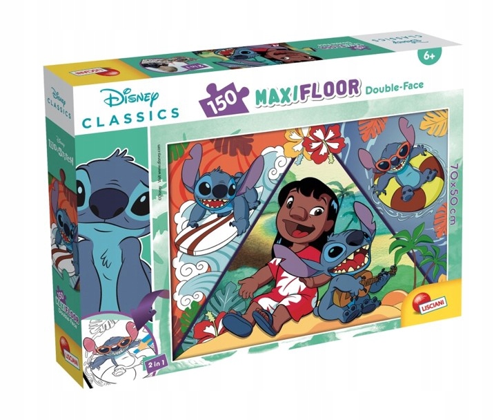 Lisciani Puzzle Df Maxifloor 150 Lilo&Stitch