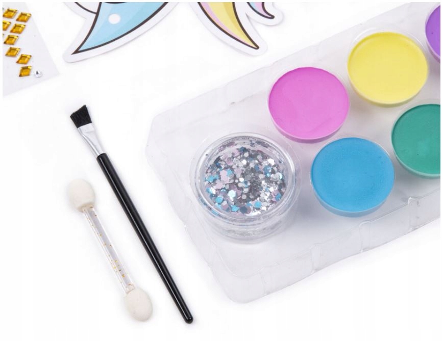 FARBKI DO TWARZY ZESTAW UNICORN KIDEA 5507