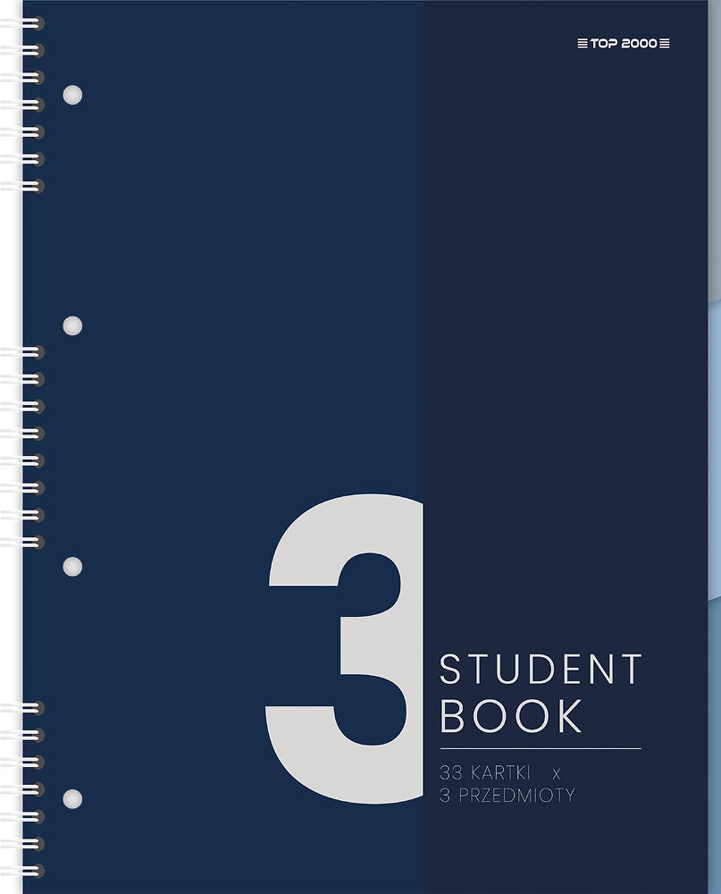 KZESZYT B5/100K TOP STDNTBK 2SPI KRATKA 400179525