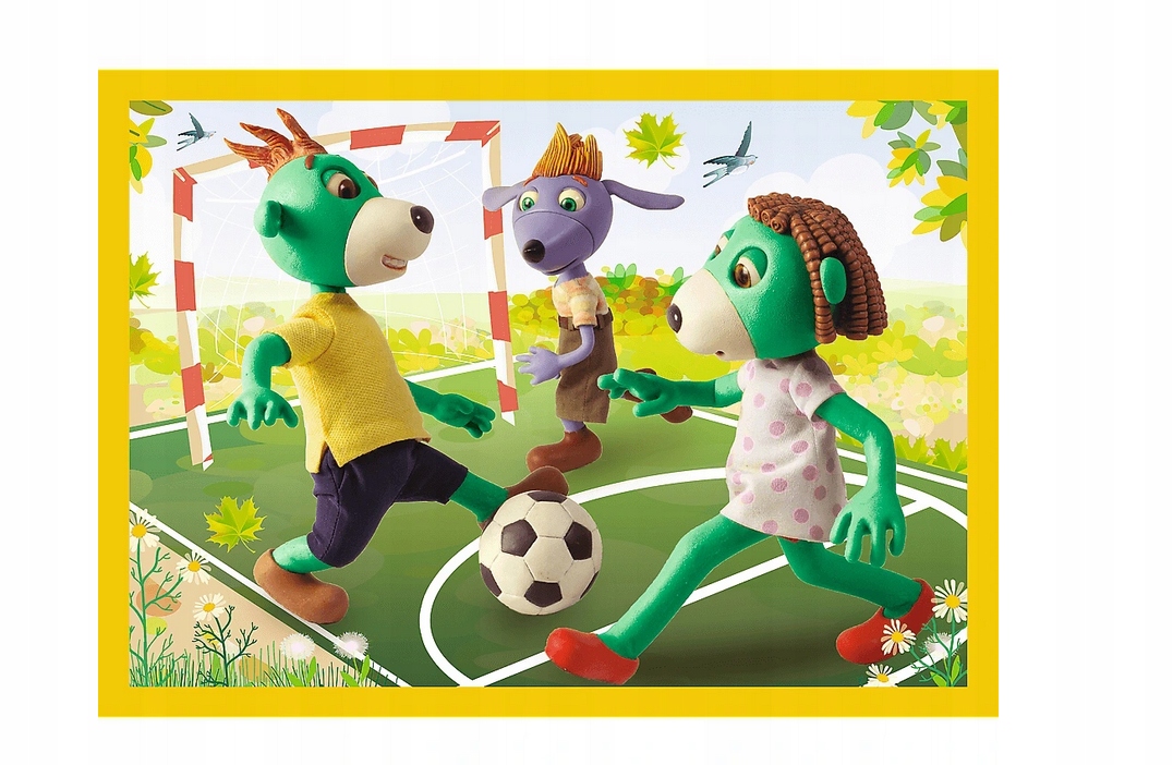 Puzzle 4W1 Wspólne Zabawy Trefików 34337