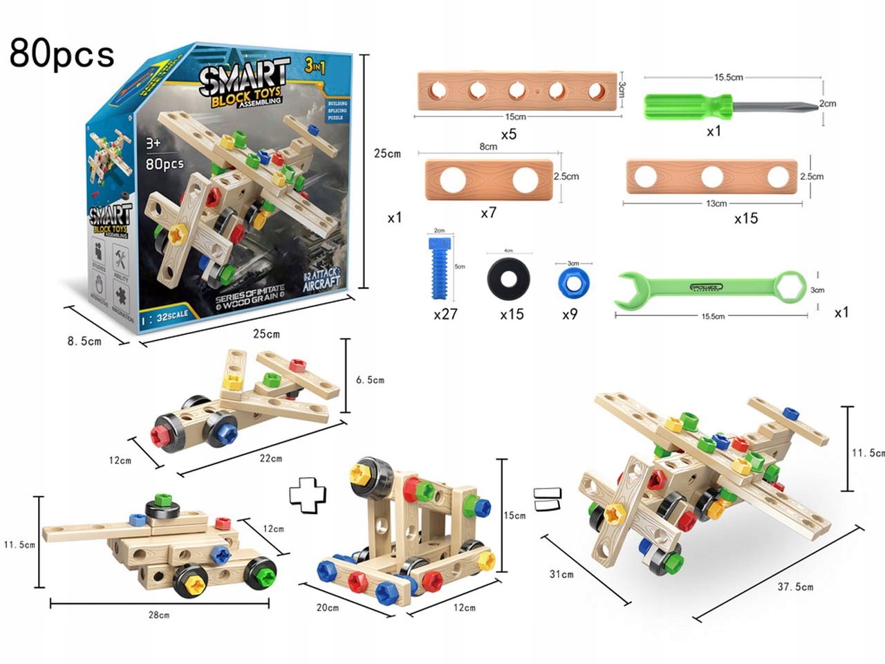 ZESTAW DO SKRĘCANIA+ NARZĘDZIA 80EL 6569