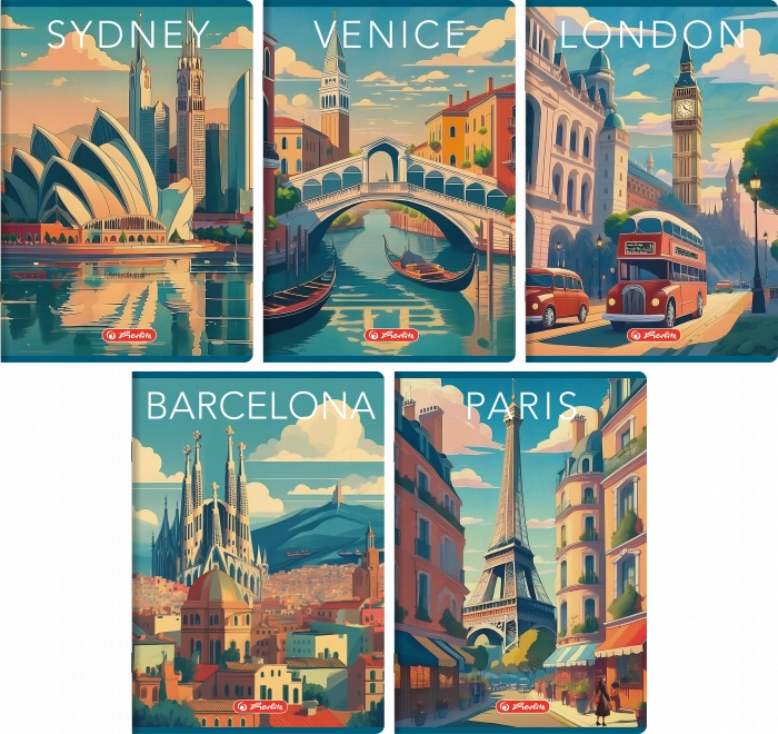 Zesz Her Retro City A5 60K 70G K5X5