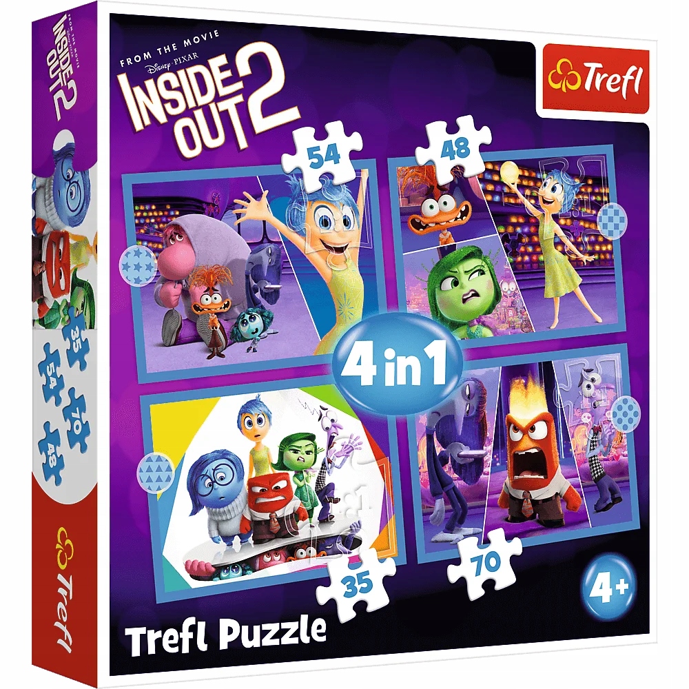 PUZZLE 4W1 EMOCJE RZĄDZĄ 34652