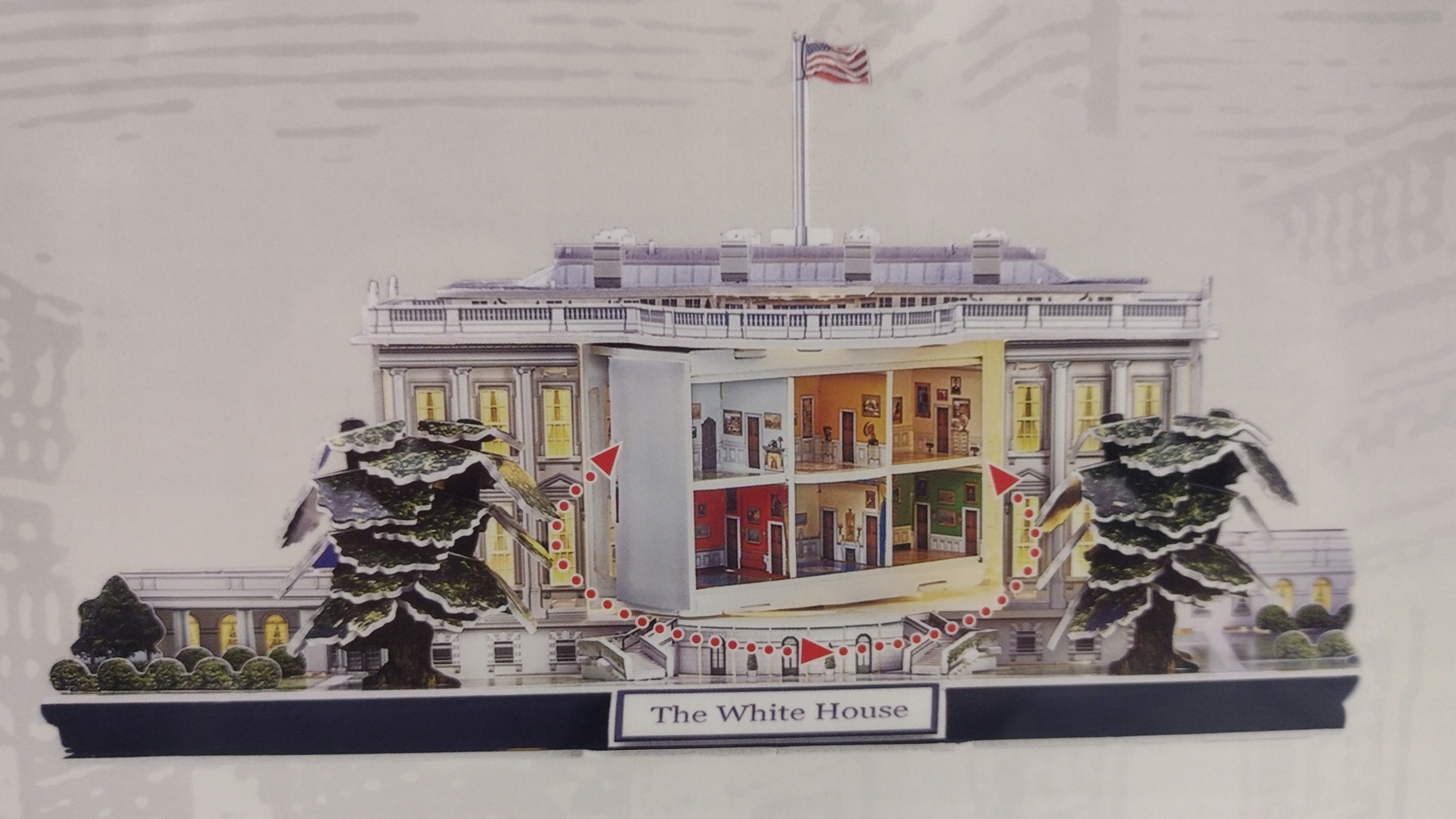 PUZZLE 3D CUBIC FUN LED BIAŁY DOM 5294