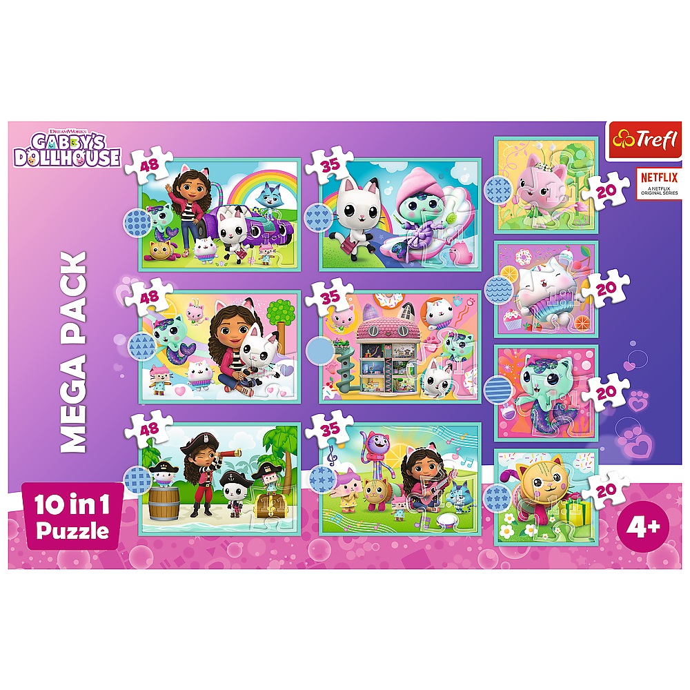 PUZZLE 10W1 W ŚWIECIE GABI 96003