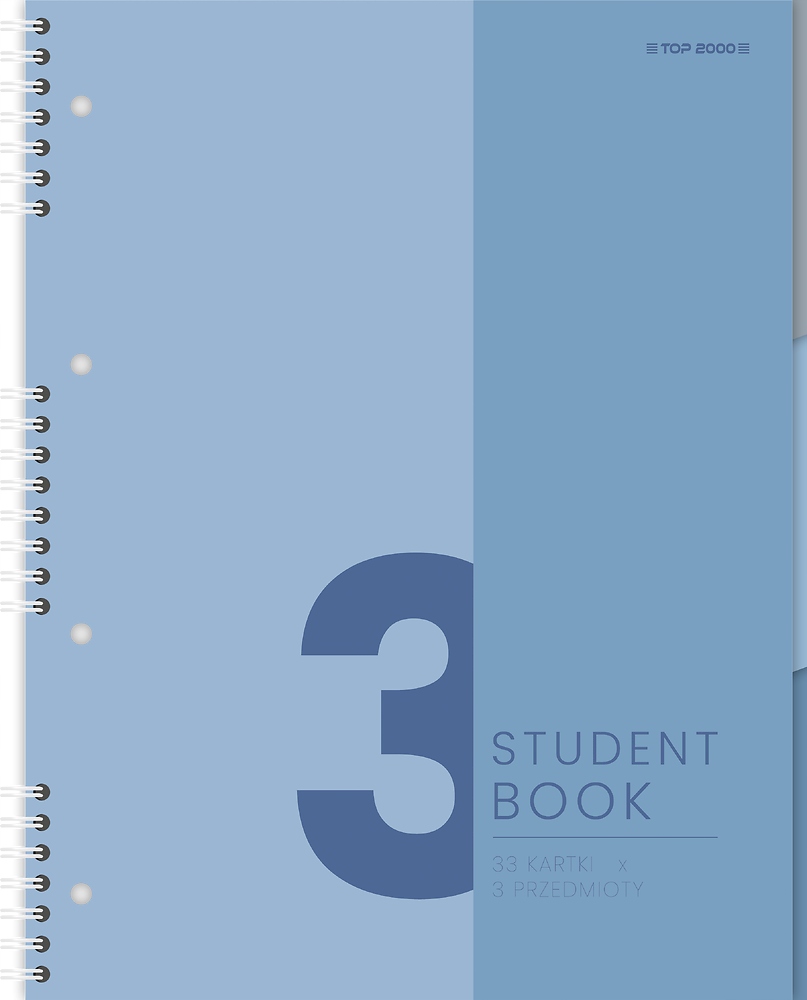 KZESZYT B5/100K TOP STDNTBK 2SPI KRATKA 400179525