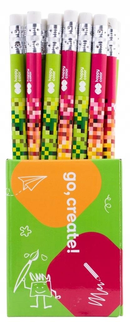 OŁÓWEK DO NAUKI PISANIA JUMBO TRÓJ 2B Z GUMKĄ(24)