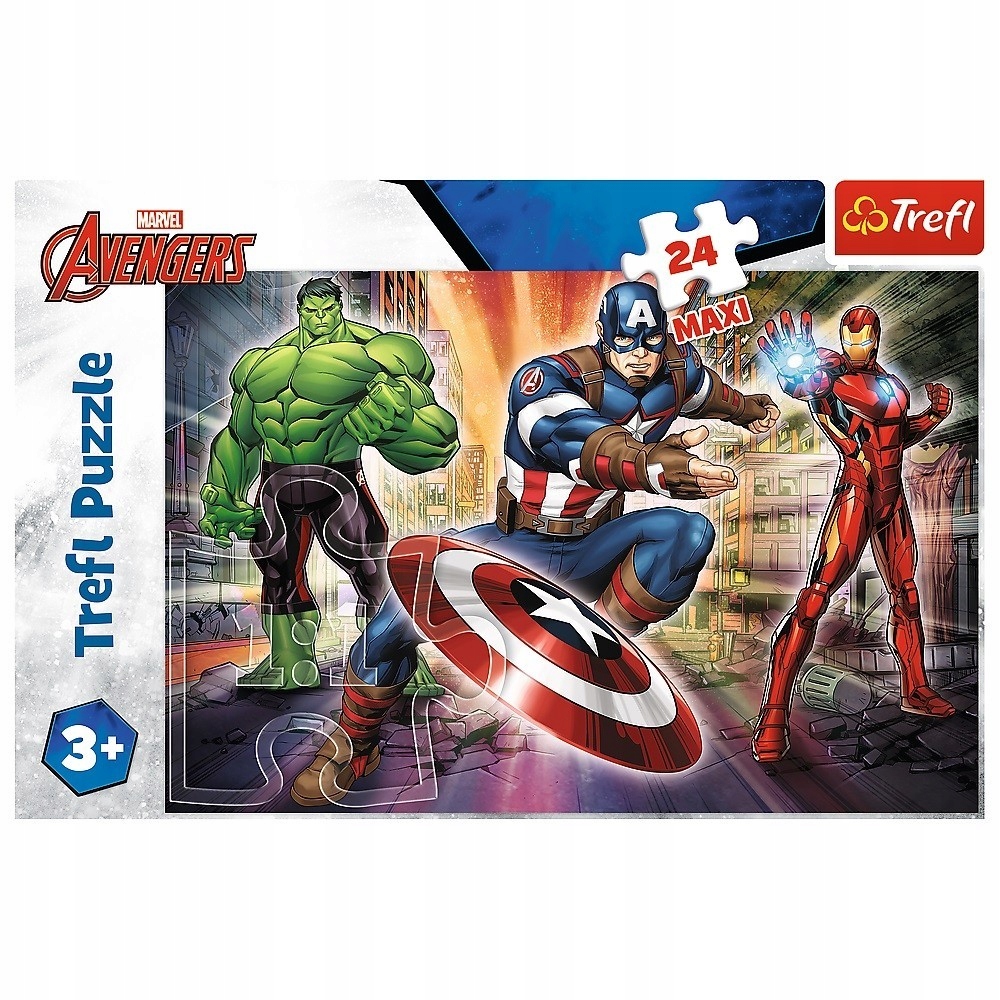 PUZZLE 24 MAXI W ŚWIECIE AVENGERSÓW 14321