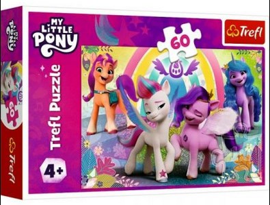 Puzzle 60 W Świecie Przyjaźni Mlp 17390