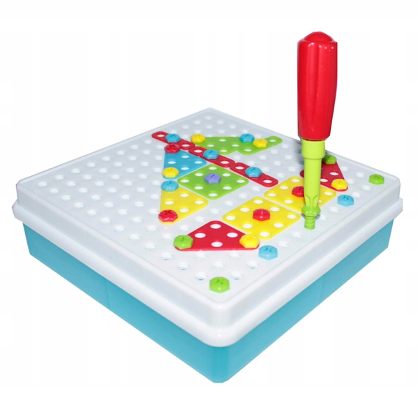 MOZAIKA ZE ŚRUBOKRĘTEM 180 ELEMENTÓW 1019