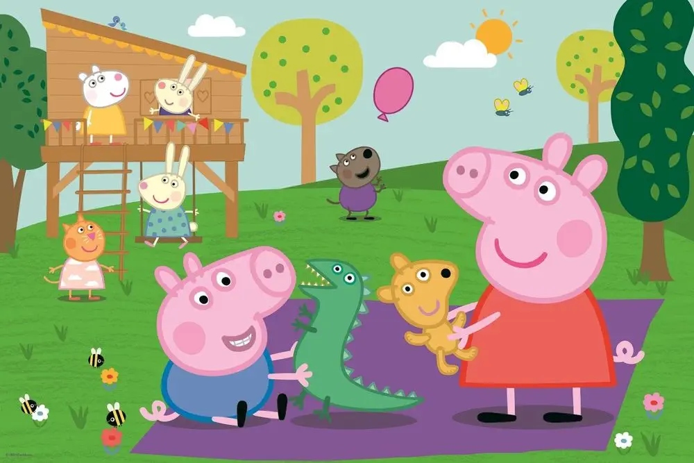 Puzzle 60 Xxl Zabawy Z Braciszkiem Peppa Pig 50011