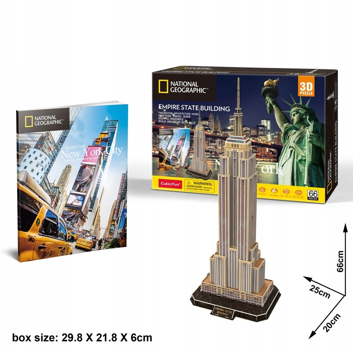 PUZZLE 3D NATIONAL GEO- EMPPIRE STATE BUILDING 977