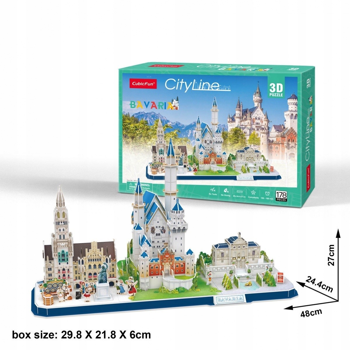 PUZZLE 3D CITY LINE BAVARIA 2675
