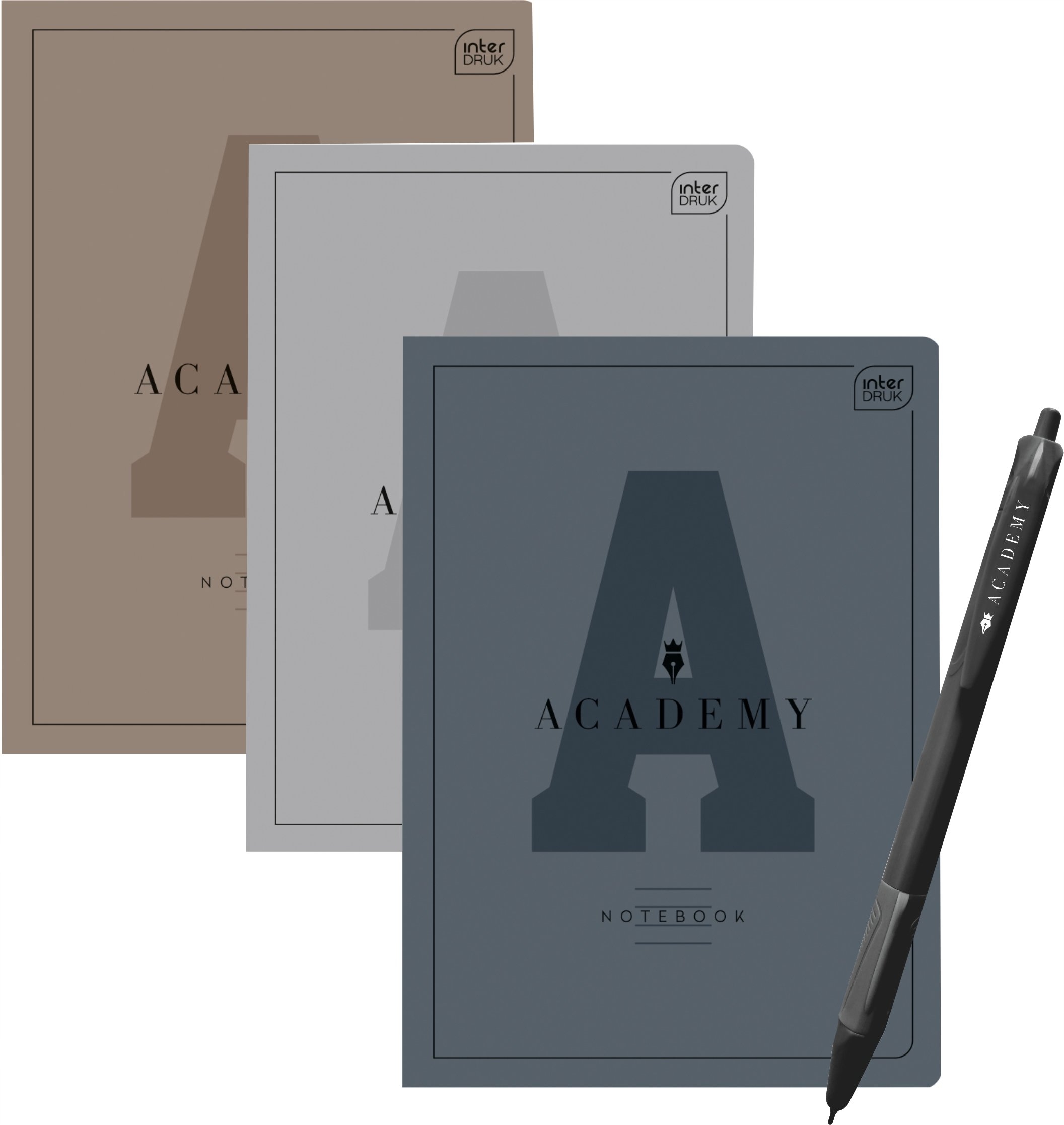 N-Zestaw zeszytów A5 60= ACADEMY Hyb (2+1)6000
