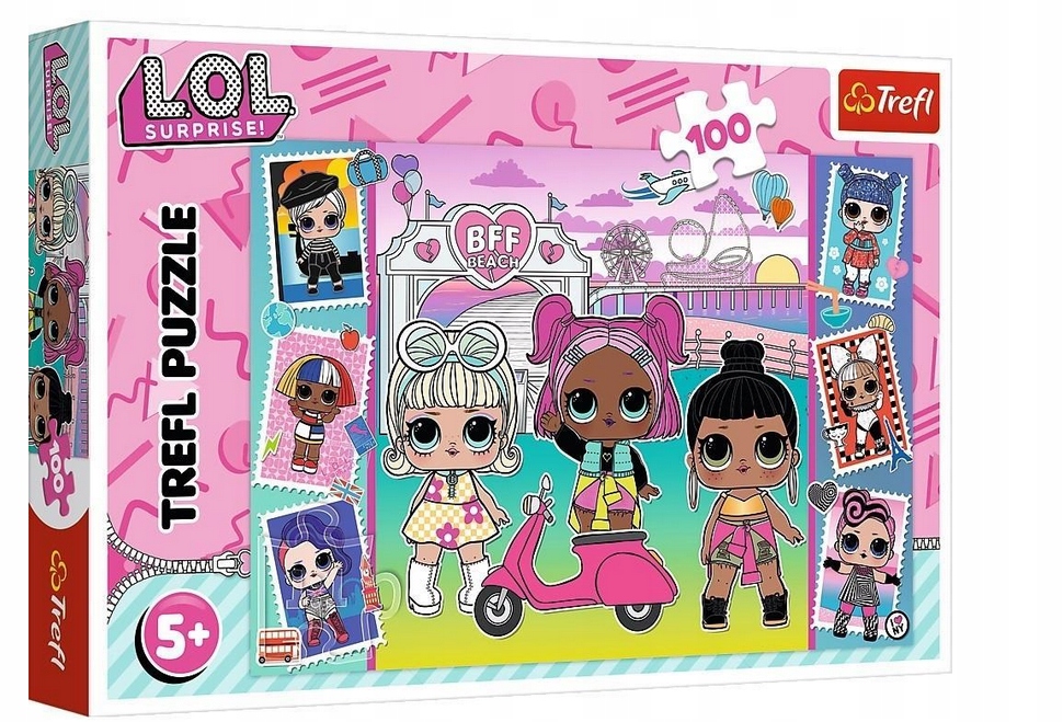 PUZZLE 100 ZDJĘCIA LALECZEK/MGA LOL SUPRISE! 16443