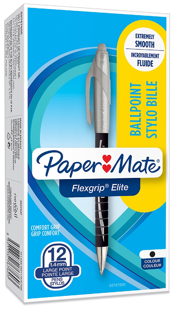 Długopis Flexgrip Elite Bp Czarn 1,4Mm A'12 7580