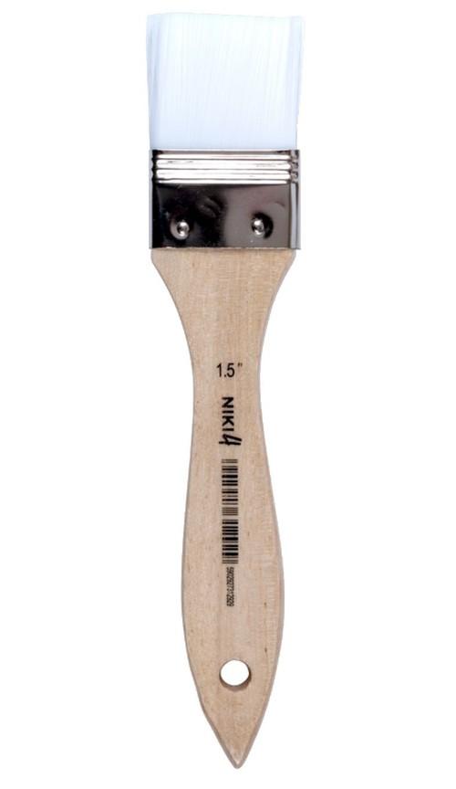 PĘDZLE NYLONOWE PŁASKIE NR 1.5" A'2