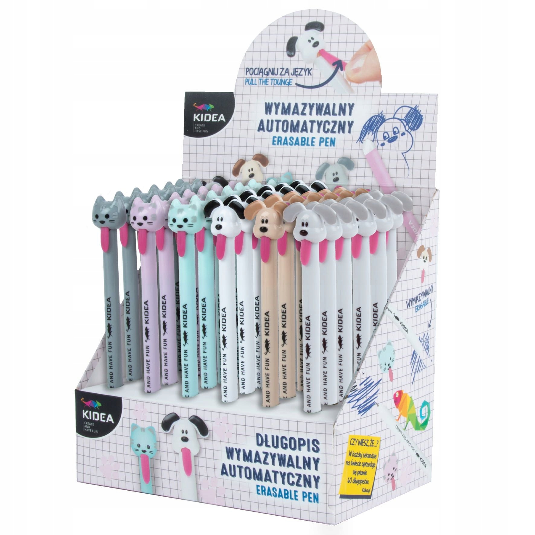 /{Długopis Wymazywalny Automatyczny Z Figurką E Ki