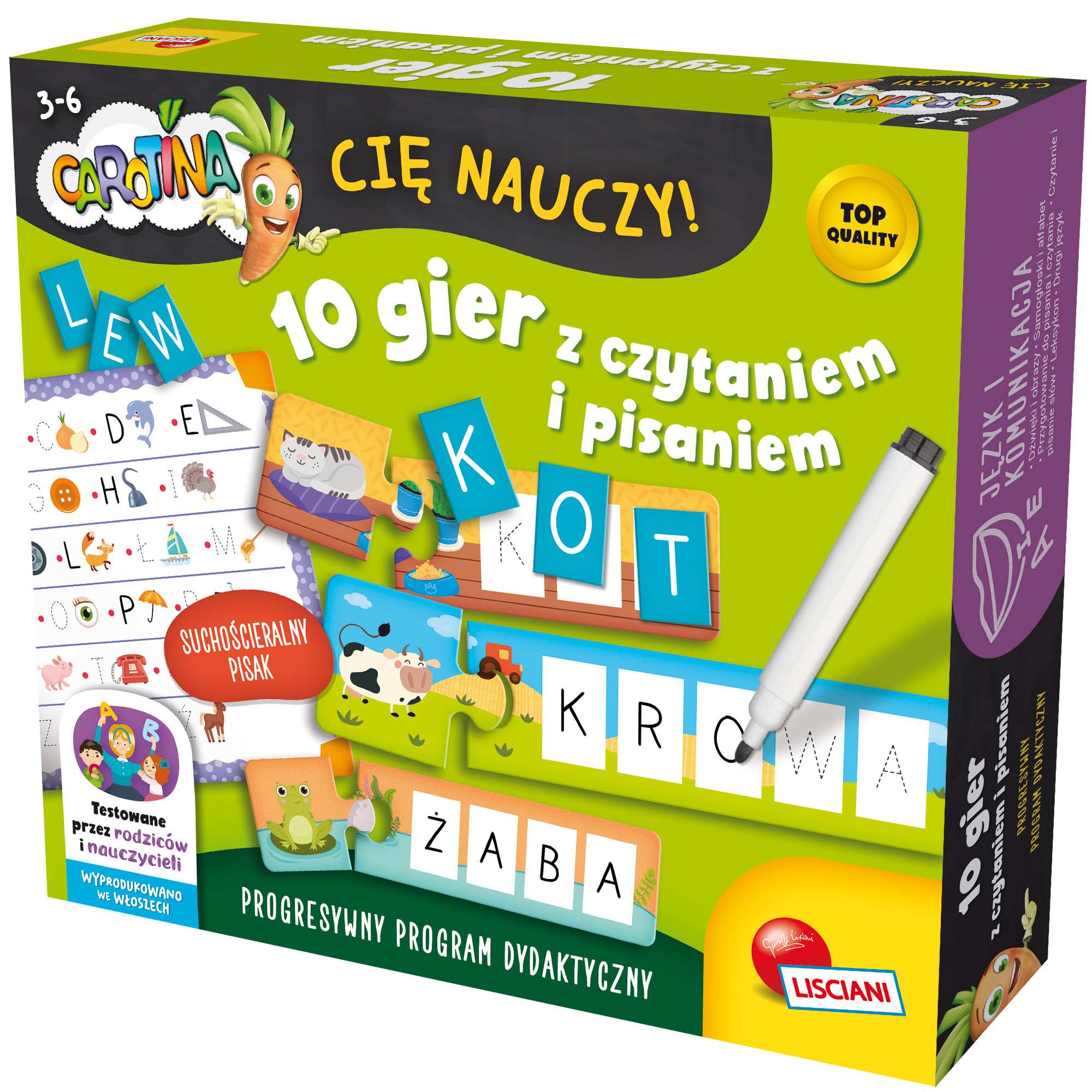 LISCIANI CAROTINA CIĘ NAUCZY! 10 GIER Z CZYTANIEM