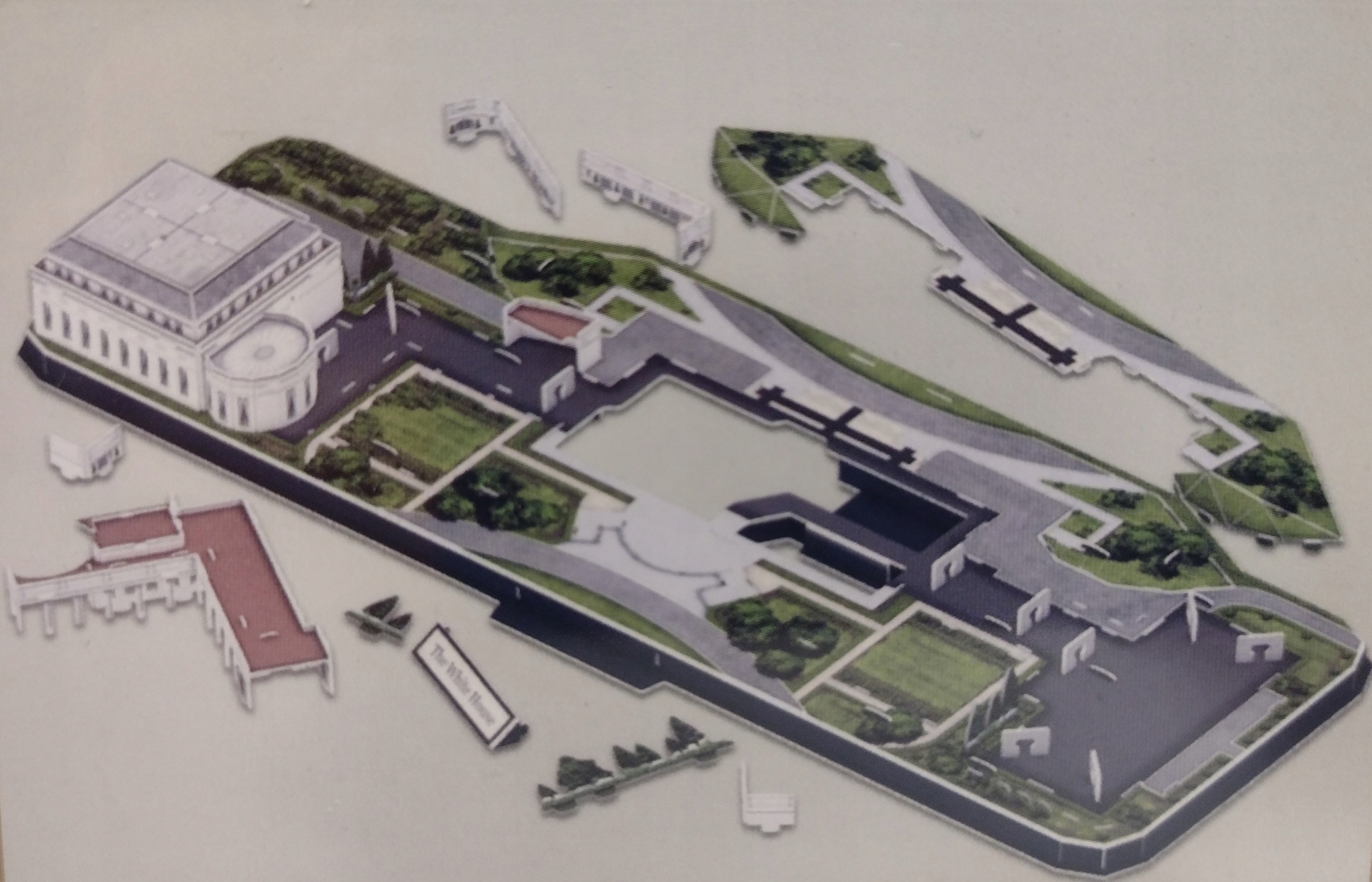 PUZZLE 3D CUBIC FUN LED BIAŁY DOM 5294