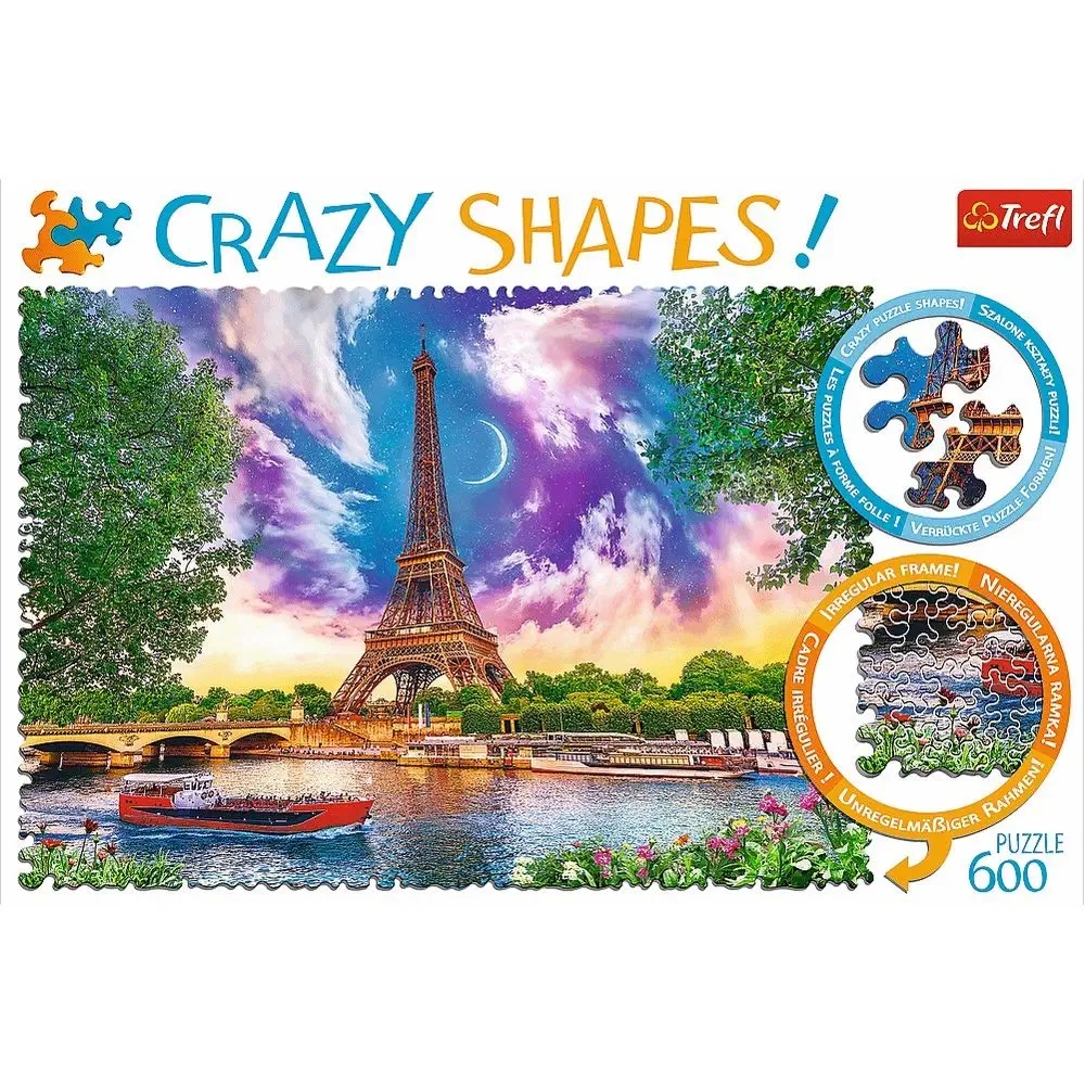 PUZZLE 600 CRAZY SHAPES NIEBO NAD PARYŻEM 11115