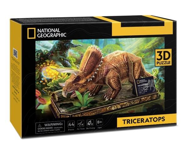 PUZZLE 3D NATIONAL GEOGRAPHIC TRICERATOPS 0526
