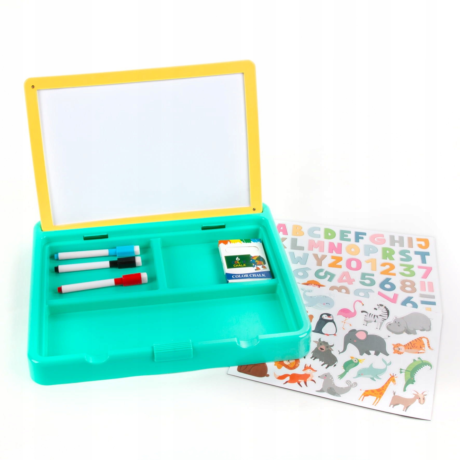 PRZENOŚNY ZESTAW TABLIC 5W1 ZOO KIDEA 1078