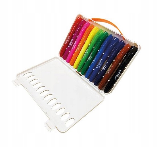 Kredki Żelowe 12Kol Meteor 0817