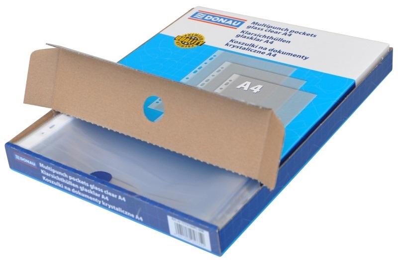 KOSZULKA A4 45MIC (100) KRYSTAL PUDEŁKO A"10 0473