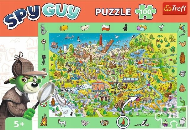 PUZZLE 100 OBSERWACYJNA SPY GUY 15596