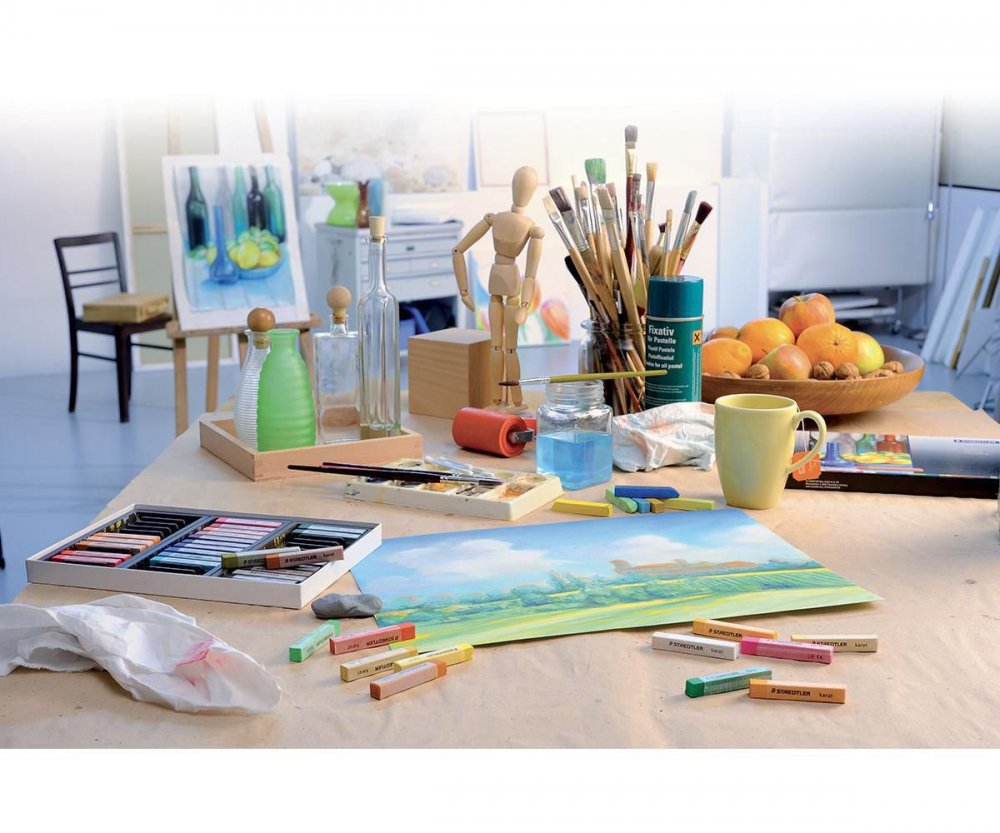 Suche pastele Karat®, 12 kol., w kartonowym opakow