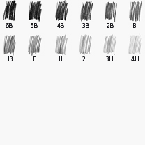 OŁÓWEK TRADITION 4H (12) 5016